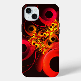 Colourful Circles Modern Abstract Art Pattern #08 iPhone 15 Mini Case