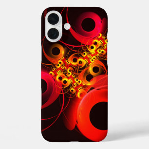 Colourful Circles Modern Abstract Art Pattern #08 iPhone 16 Plus Case