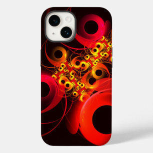 Colourful Circles Modern Abstract Art Pattern #08 Case-Mate iPhone 14 Case