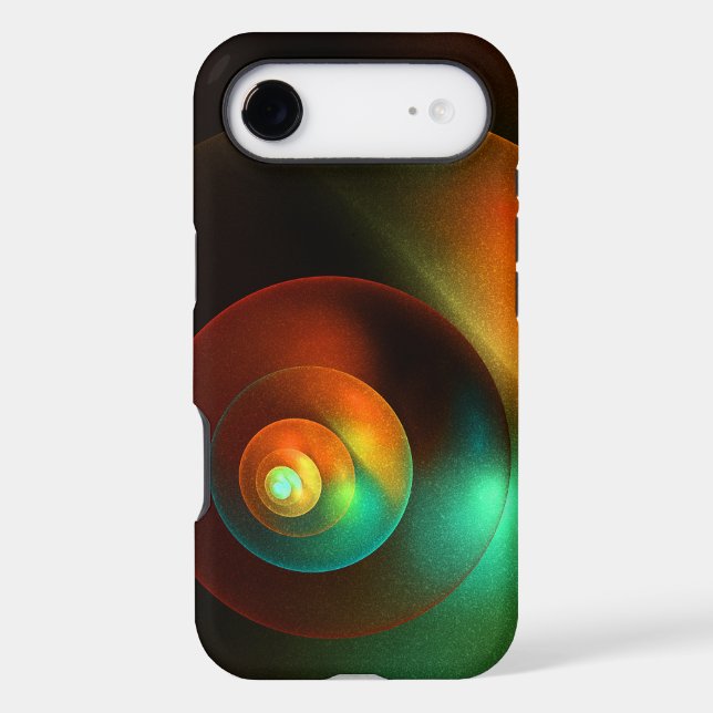 Colourful Circles Modern Abstract Art Pattern #18 (Back)