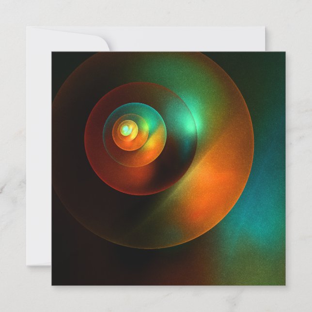 Colourful Circles Modern Abstract Art Pattern #18 (Front)