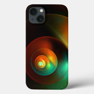 Colourful Circles Modern Abstract Art Pattern #18 iPhone 13 Case