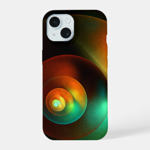 Colourful Circles Modern Abstract Art Pattern #18 iPhone 15 Case