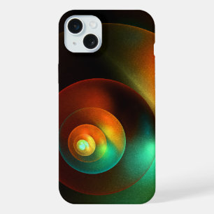 Colourful Circles Modern Abstract Art Pattern #18 iPhone 15 Plus Case