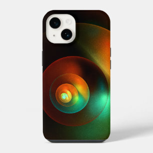 Colourful Circles Modern Abstract Art Pattern #18 iPhone 14 Case