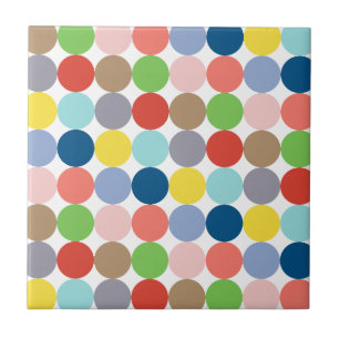 colourful circles of pastel colour... tile