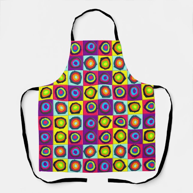 Colourful Circles Pattern Apron (Front)