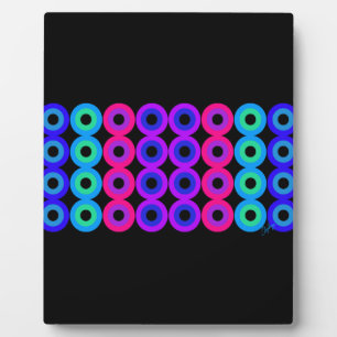 Colourful Circles Plaque
