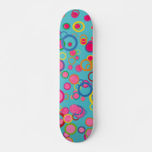 Colourful Circles Skateboard