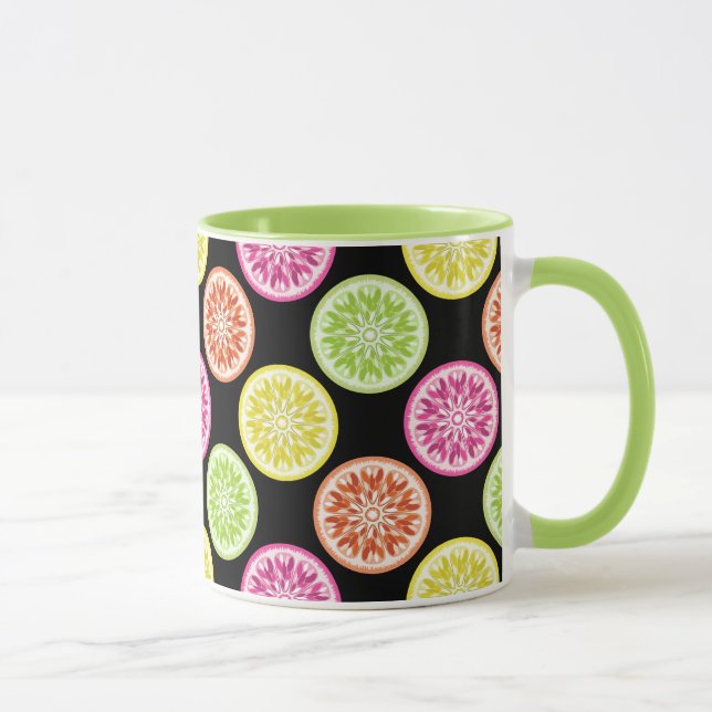 Colourful Citrus Slices Mug (Right)
