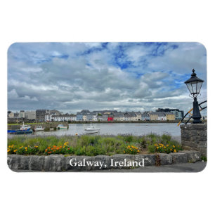 Colourful Claddagh (Galway Bay) in Galway, Ireland Magnet