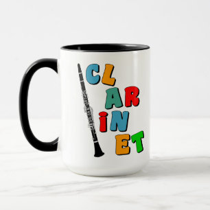 Colourful Clarinet Mug