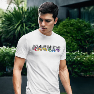 Colourful Classic Mickey Poses T-Shirt