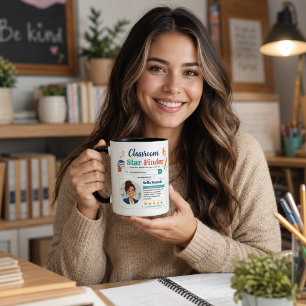 Colourful Classroom Star Finder Teacher Design Mug