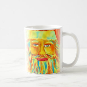"Colourful Claus" Digital Art Santa Coffee Mug