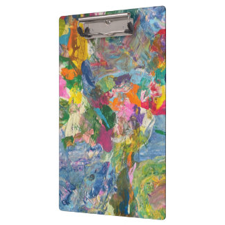 Colourful Clipboard Abstract Aesthetic Clip Board