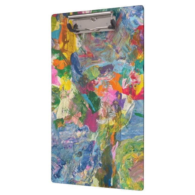 Colourful Clipboard Abstract Aesthetic Clip Board (Left)