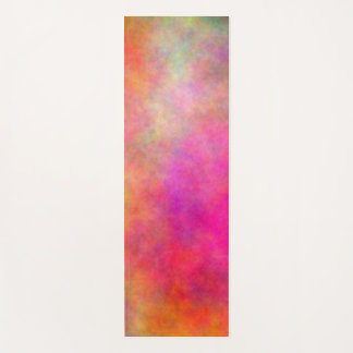 Colourful Clouds Abstract Yoga Mat