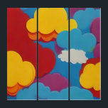 Colourful clouds pop art modern summer<br><div class="desc">Colourful clouds pop art modern summer
made with help from wombo</div>