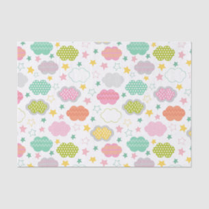 Colourful Clouds  Tissue Paper