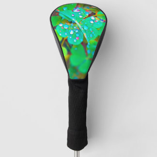 Colourful Clover Orbs Golf Driver Club Cover