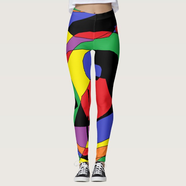 Colourful Clown Leggings (Front)