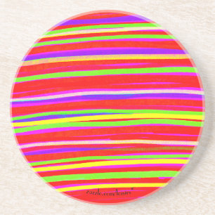 Colourful coaster