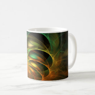 Colourful Coccoon Fractal Coffee Mug