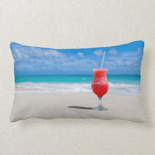 Colourful Cocktail in Paradise Lumbar Pillow