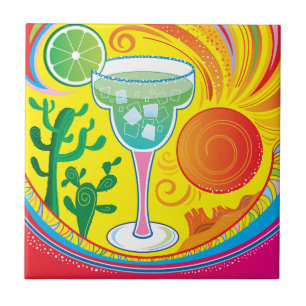 Colourful Cocktail Tile