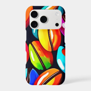 Colourful Coffee Bean Abstract Art
