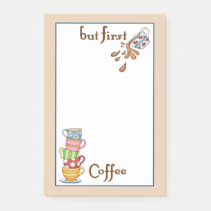Colourful Coffee Cups Post-it® Notes