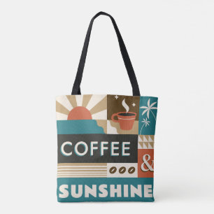 Colourful Coffee Quotes Tote Bag