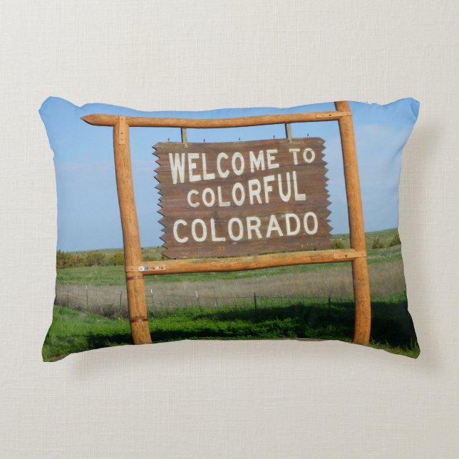 Colourful Colorado Accent Pillow (Front)