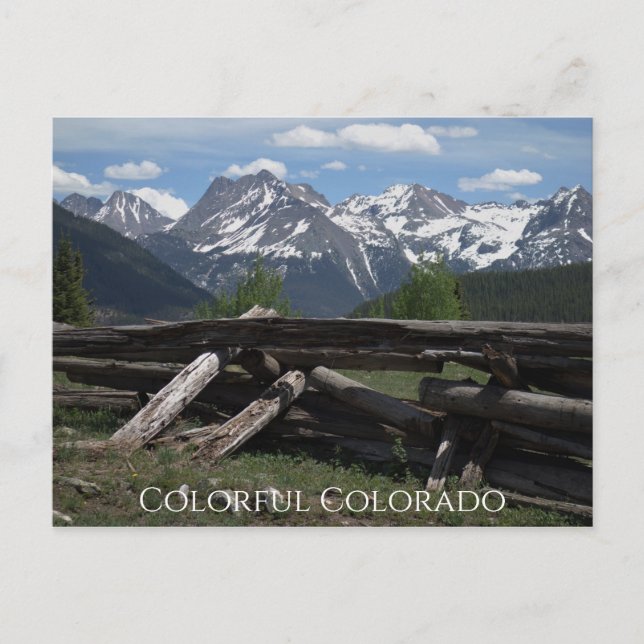 Colourful Colorado Molas Pass San Juan Mountains Postcard (Front)