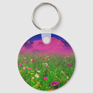 Colourful Colorado, Pikes Peak Mountain Keychain