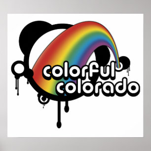 colourful colorado. poster