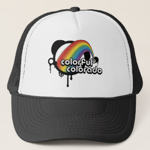 colourful colorado. trucker hat