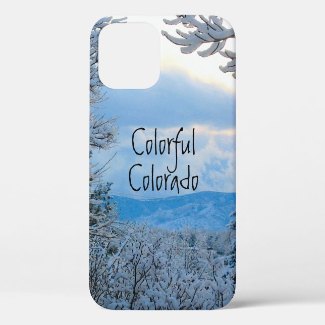 Colourful Colorado Winter Snow Case-Mate iPhone Case (Back)