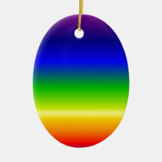 Colourful Colour Customized Designer Ceramic Ornament (Front)