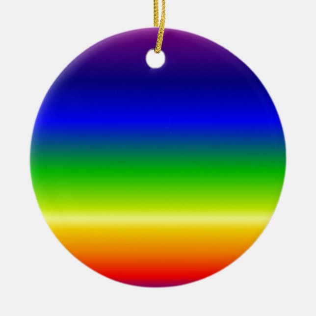 Colourful Colour Customized Designer Ceramic Ornament (Front)