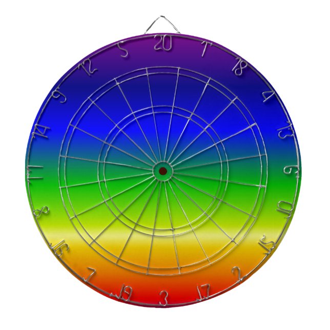 Colourful Colour Customized Designer Dartboard (Front)