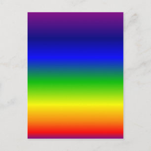 Colourful Colour Customized Designer Postcard