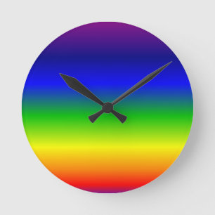 Colourful Colour Customized Designer Round Clock