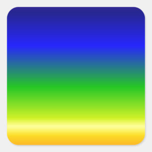 Colourful Colour Customized Designer Square Sticker