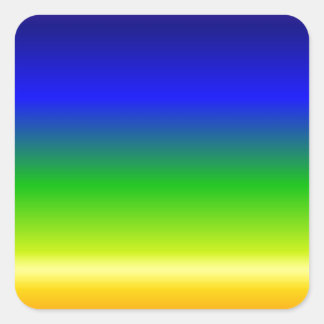 Colourful Colour Customized Designer Square Sticker