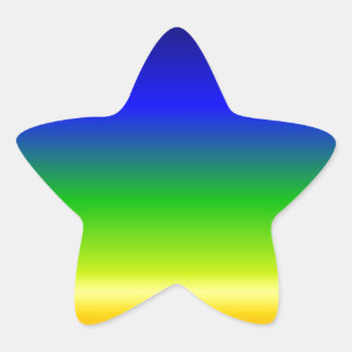 Colourful Colour Customized Designer Star Sticker