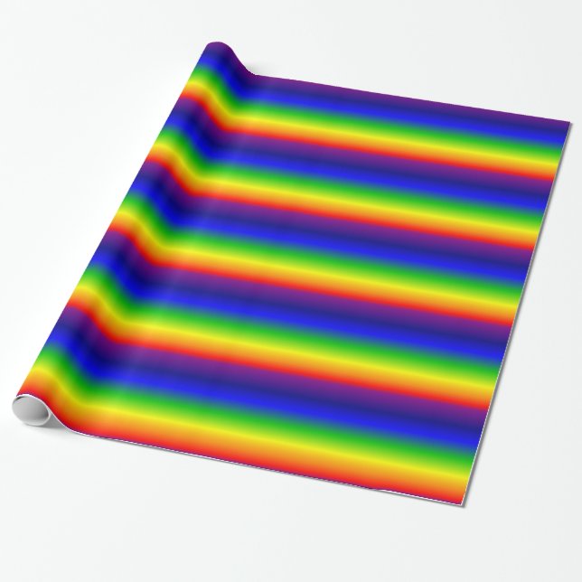 Colourful Colour Customized Designer Wrapping Paper (Unrolled)