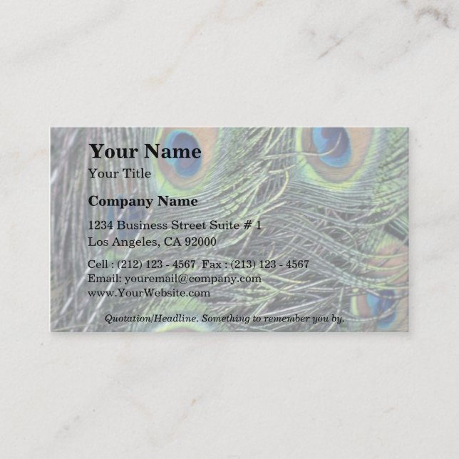 Colourful Colour harmony Business Card (Front)