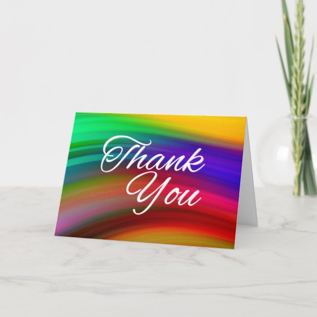 Colourful Colours Thank You (Front)